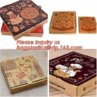 Paperboard пиццы Kraft принимает вне контейнерам дешевые коробки упаковки коробки доставки пиццы, bagea коробок recyclable пиццы упаковывая