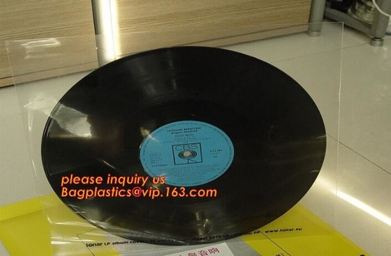 Сумка для хранения Turntable, портативная дешевая практически изготовленная на заказ сумка Bagease рукавов LP Biodegradable CD крышек показателя внутренняя CD