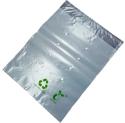 Курьер сделанный майценой Biodegradable Compostable пересылая пластиковую грузя упаковывая сумку с изготовленным на заказ ПАКЕТОМ ТКАНИ логотипа