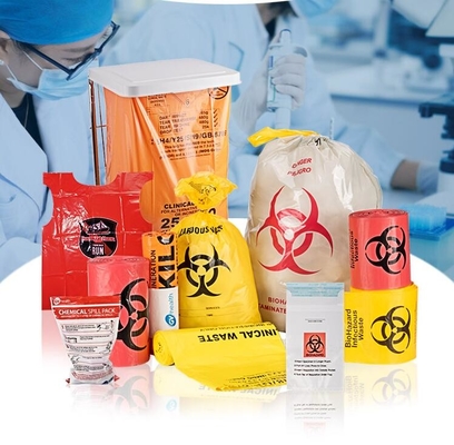 Сумки Biohazard, сумки LDPE, сумки HDPE, сумки LLDPE, желтые сумки, красные сумки, голубые сумки, мешки, полиэтиленовые пакеты Biohazard, отход