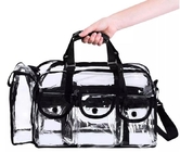 Гигиеническая косметикаа организатора макияжа сумки кладет 7 внешних карманов в мешки, сумку макияжа перемещения косметическую, многофункциональную большую емкость
