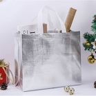 Серебристые сумки, золотые сумки, сумки ручки, прочная многоразовая средняя Не-сплетенная сумка подарка установили 5, хозяйственная сумка, выдвиженческая сумка