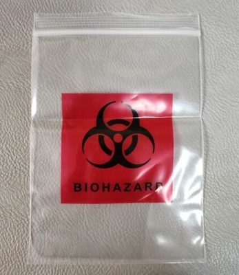 Сумки образца Biohazard, сумки таблетки, сумки медицины, autoclavable сумки больницы, сумки молнии слайдера
