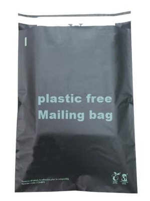 Дружественные к Эко водоустойчивые прочные сумки серого цвета/белых PLA Biodegradable курьера, курьер Env 100% Compostable и Biodegradable
