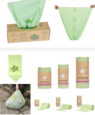 Таможня крахмала Compostable устранимая Biodegradable пластиковая напечатала плоскую сумку отброса, Compostable сумки сверхмощное 25KG