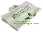 Сумки плода 100% Compostable пластиковые, сумка PLA плода, сумка майцены Biodegradable и Compostable пластиковая крена, McDonald