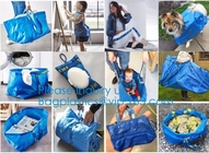 Женщины винила Tote сумка перемещения сумки для дизайна дружественного к Эко 1000D шлюпки игрушки перемещения пляжа ходя по магазинам модного