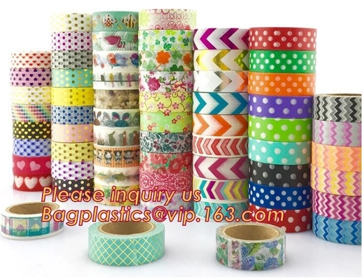 Ленты для маскировки Сакуры Diy Scrapbooking вишневого цвета ленты Washi сусального золота романтичные, маска ленты Washi подарка ремесла декоративная