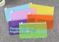 Ясные сумки держателя фаилов документа, изготовленный на заказ логотип, державка для напильника, полиэтиленовый пакет перемещения косметической сумки Pvc перемещения выдвиженческий