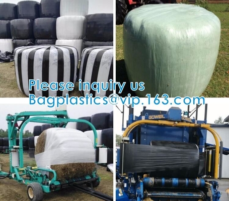 УЛЬТРАФИОЛЕТОВЫЙ устойчивый Silage заповедника, сено, фильм простирания Silage пакета связки травы земледелия фильма обруча предохранения от маиса