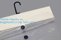 Сумка с k, сумка f Pvc замка молнии вешалки ручки смычка прозрачной пластмассы набора канцелярских принадлежностей косметическая крюка вешалки пластиковая