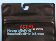 Мешок Swimwear упаковывая с верхней частью k, бикини сумки Gusset застегивает на молнию упаковывая сумки, нижнее белье крюка вешалки