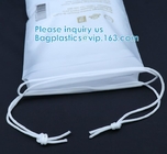 Biodegradable мешок для белья Drawstring с печатанием, логотипом напечатанные поли гостиница Drawstring/полиэтиленовый пакет прачечной перемещения