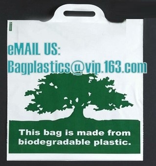 compostable изготовленный на заказ напечатанный полиэтиленовый пакет с собственным логотипом, майцена футболки сделал 100% biodegradable