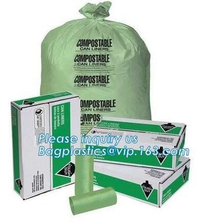 Изготовьте компост сумки еды Eco мозоли дружелюбные Compostable Biodegradable с сертификатами дома ASTM D6400 компоста ОК EN13432 BPI