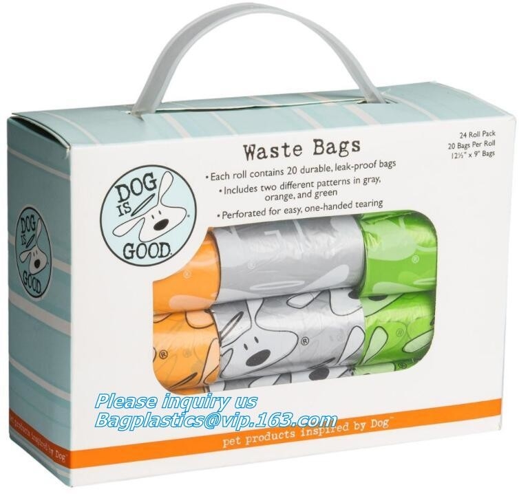 Подгонянная Compostable зеленая сумок сумки кормы собаки, biodegradable и compostable нул ненужных аттестованных собаки кормы на крене