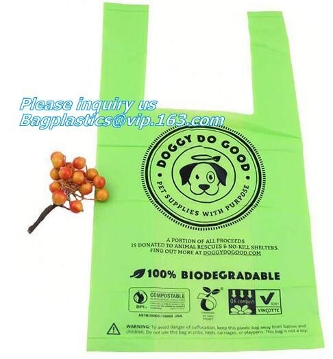 Сумки кормы собаки майцены 100% Compostable Biodegradable, Compostable сумки печати собаки кормы любимца, комплектуют вверх ненужную корму собаки