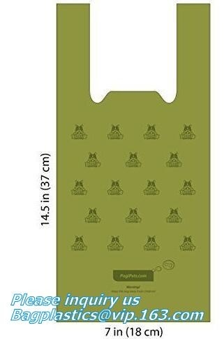 Compostable сумка для распределителя сумки кормы собак держателя Drawstring кормы собаки изготовленного на заказ, надушенных щенят сумки кормы собаки Compostable