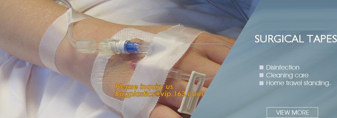 Не-сплетенная лента скорой помощи ленты слипчивого хирургического клея ленты акрилового медицинская, классифицирует не сплетенное хирургическое bagease pac ленты TapeM