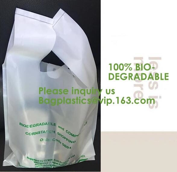 изготовленная на заказ напечатанная сумка кормы собаки погани логотипа biodegradable compostable для отхода кухни, сумок Compostable m 100% Biodegradable