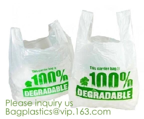 Отход Eco дружелюбный Compostable кладет сумки в мешки отброса сделанные из майцены, Biodegradable сумки 100% Biodegradable отброса сумок