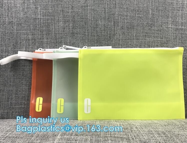 сумка для косметик, сумка молнии pvc молнии слайдера biodegradable, сумка PVC портативного полиэтиленового пакета PVC прозрачная с ручкой