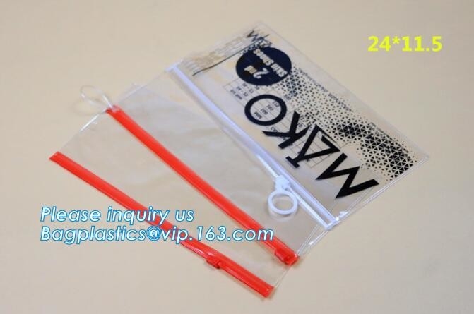 Сумка винила PVC гигиенической косметикаи Swimwear со слайдером k, сумкой pvc молнии слайдера ясной для винила пакета, щелчкового PVC ЕВА кнопки