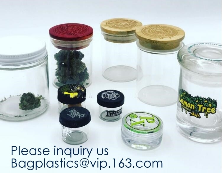 Бутылки стеклянного хранения TapeMl, 5ml, 7ml, 10ml, 15ml, 30ml опарника &amp; опарников, небольших стеклянных контейнеров силикона опарников, пластмассы, бамбука, стекла