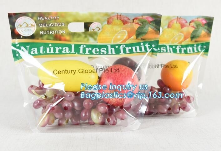 resealable стойка вверх по свежим фруктам молнии слайдера мешка/сумке предохранения от овоща упаковывая, OPP прокатала плод слайдера/Gra