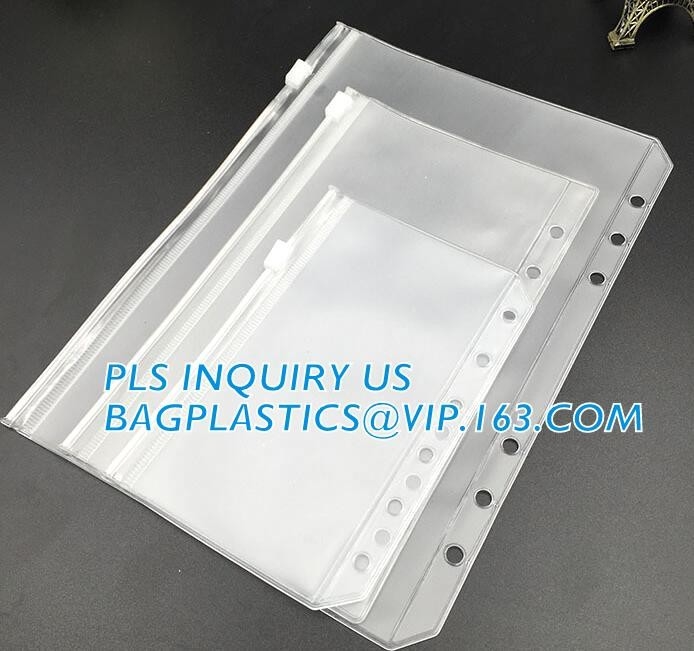 Держатель сумок страницы держателей листа Biodegradable альбома денег PVC карманов печати почтового сбора банкнот страницы прозрачного Loose-leaf