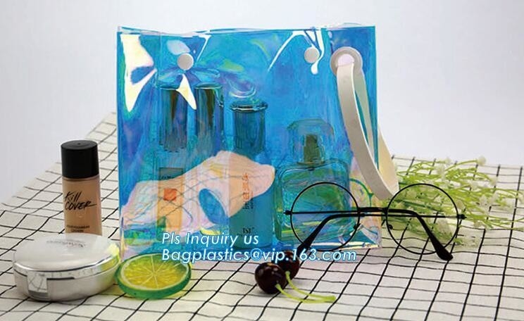 Мешки сумки макияжа PVC Tote ясная прозрачная косметическая сумка перемещения для продажи, сумки PVC сумки макияжа мини ясные косметические