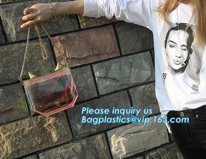 Сумка пляжа PVC сумок Tote с внутренним карманом, облегченной сумкой pvc, случайной сумкой пляжа Tote плеча, pac