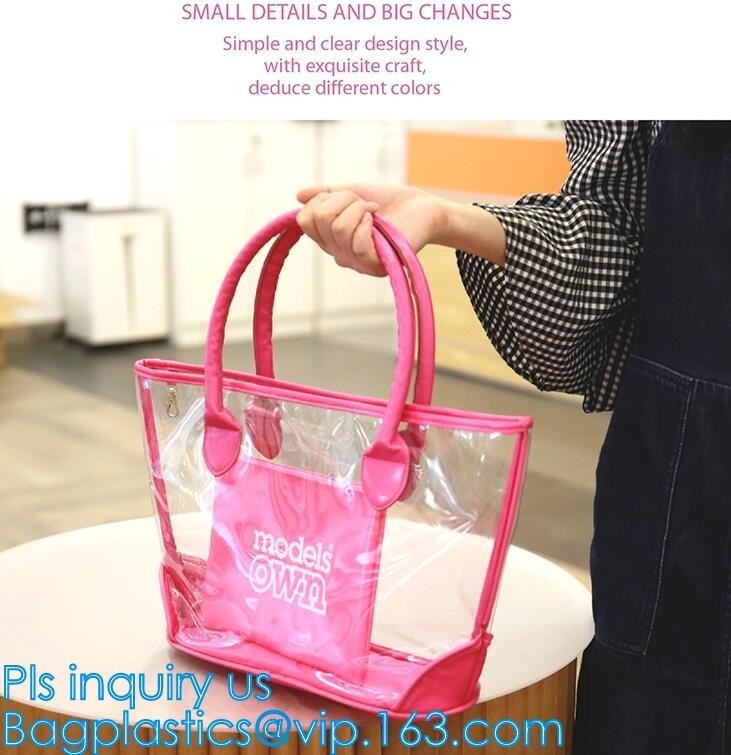 сумка tote для женщин, Unisex сумка плеча pvc печати сияющая ходя по магазинам мешка для перевозки трупов креста PVC, мешок Tote плеча ясно