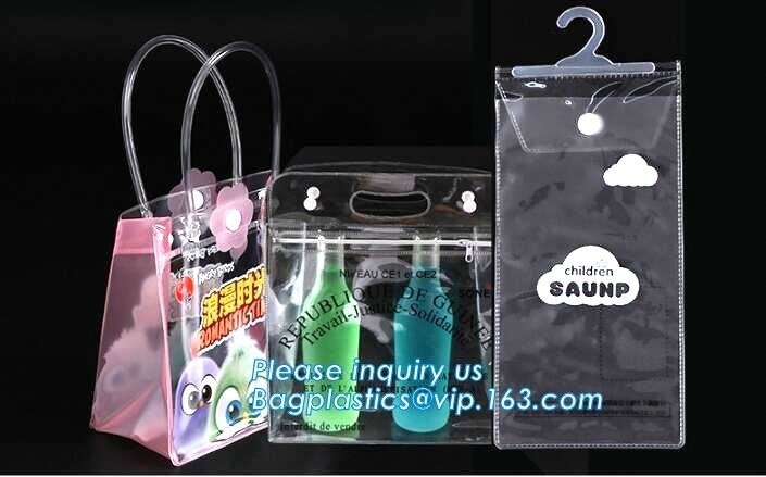 Сумка Tote муфты сумки DIY ясности лета пляжа PVC прозрачная, сумки покупок сумок Tote, сумки студня