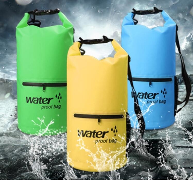 продвижение 10L, 20L, пакет океана брезента PVC 30L плавая сухие сумки с карманом плечевого ремня передним, плавая плавая Wat