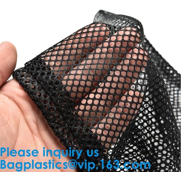 Прочная сумка сетки нейлона со сползать закрытие замка шнура Drawstring, НАГРАДУ WASHABLE GROC большой черной сумки сетки ДРУЖЕСТВЕННУЮ К ЭКО
