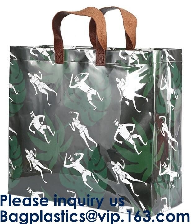 Biodegradable выдвиженческий PVC сумки 3-слоя BAGEASE Tote сумка Tote ручки водоустойчивого бумажного мешка ремесла кожаная