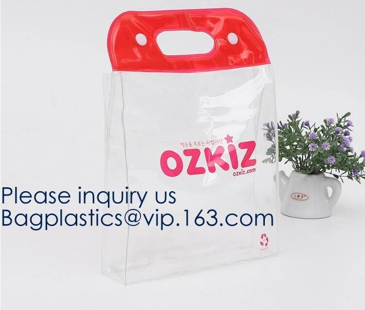 Хозяйственные сумки Tote изготовленной на заказ ясной прозрачной голографической сумки Pvc сумки Tote хозяйственной сумки PVC голографической прозрачные