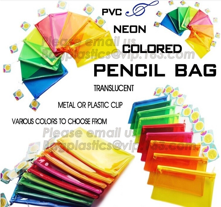 пластиковые ясные прозрачные pencilcase молнии pvc цвета/сумка карандаша, красный цвет pvc нового смешного eco канцелярских принадлежностей дружелюбный пластиковый мягкий