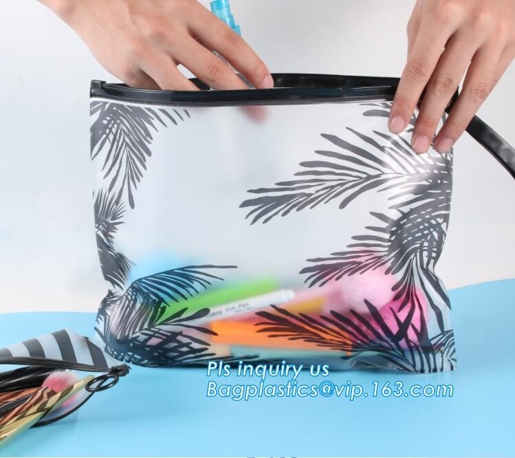 Resealable сумки замка застежка-молнии слайдера PE/PVC, сумки замка молнии сумки подарка пластиковой ясные пластиковые с молнией, полиэтиленовым пакетом с