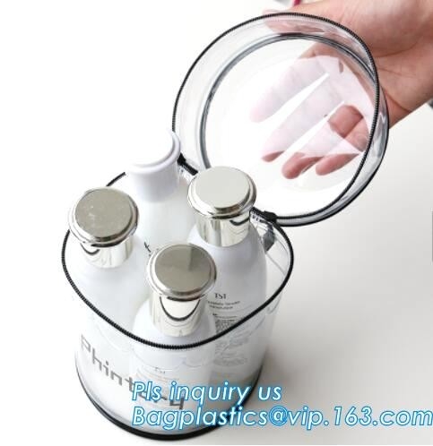 Сумка с косточками с сумкой politzer ручки, сумка формы бочонка бочонка pvc пакета игрушки pvc ясная, сумка коробки бочонка застежка-молнии косметическая