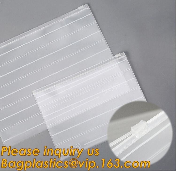 изготовленная на заказ ясная сумка документа pvc pu a4 a5 пластиковая, папка файла PVC сумки документа сумки A5 сетки PVC молнии изготовленного на заказ отпечатка ясная