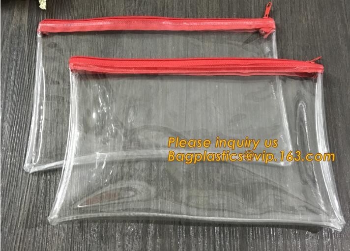 выдвиженческие документы PVC кладут в мешки для замка строки PVC ESD канцелярских принадлежностей чистой комнаты ESD школы сумки нося файла документа пластикового