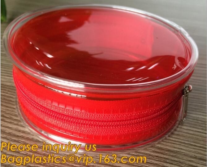 Трубка формирует сумку гигиенической косметикаи PVC, мытье PVC/сумку гигиенической косметикаи с пластиковой ручкой трубки, PVC сумки гигиенической косметикаи водоустойчивым прозрачным ясным