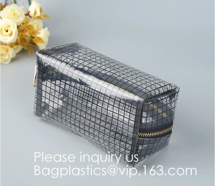 Мешок PVC перемещения продвижения косметический, мешки сумки макияжа PVC Tote ясная прозрачная косметическая сумка перемещения для продажи
