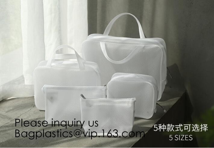 Мешок сумки красоты PVC косметический, мешок Pvc сумки гигиенической косметикаи Tsa сумки макияжа косметический, перемещение дам моды кладет сумку в мешки p макияжа PVC