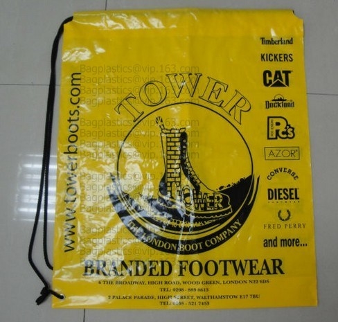 сумки drawstring для рекламы, выдвиженческая изготовленная на заказ напечатанная сумка Drawstring, PA bagease сумки пыли упаковки продуктов заботы кожи