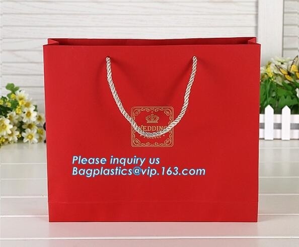 Роскошные Recyclable изготовленные на заказ персонализированные несущей Tote дизайна бумажные мешки лоснистой упаковывая для подарка, bagplastics. bagease pac