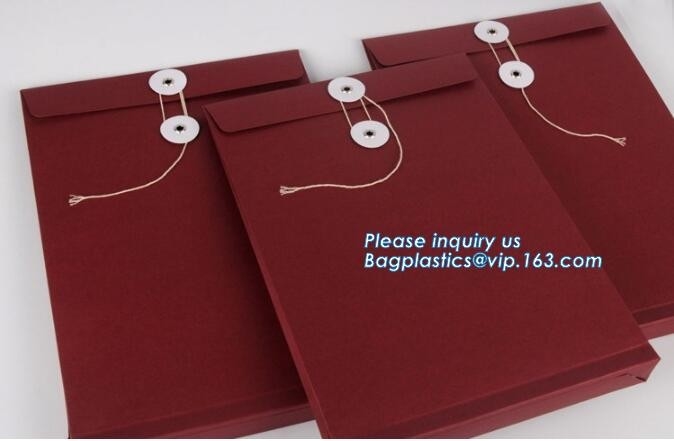Подгонянный антиквариат Kraft бумажный охватывает конверт отправителя, Recyclable Biodegradable Брауна семя Kraft бумажное охватывает PACKA