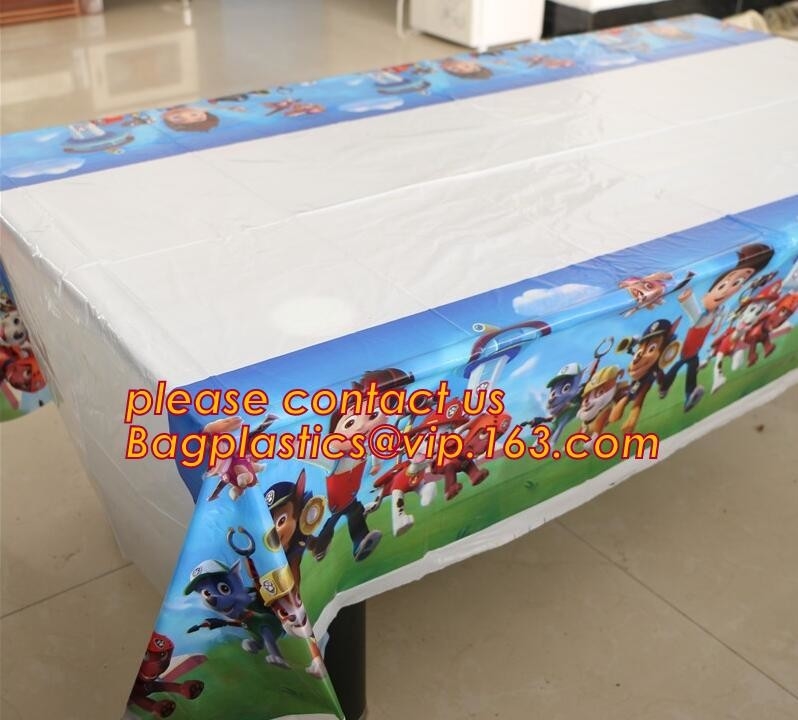 Прекрасный 108cm устранимый мультфильм Winnie the Pooh скатерти дня рождения ягнится с днем рождения supplie tablecover партии пластиковое